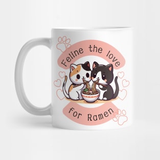 Feline the love for Ramen Mug